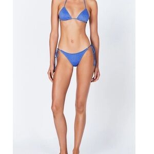 Blue Marina Sparkle Triangl Bikini